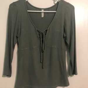 Olive Green Medium Women’s Blouse
